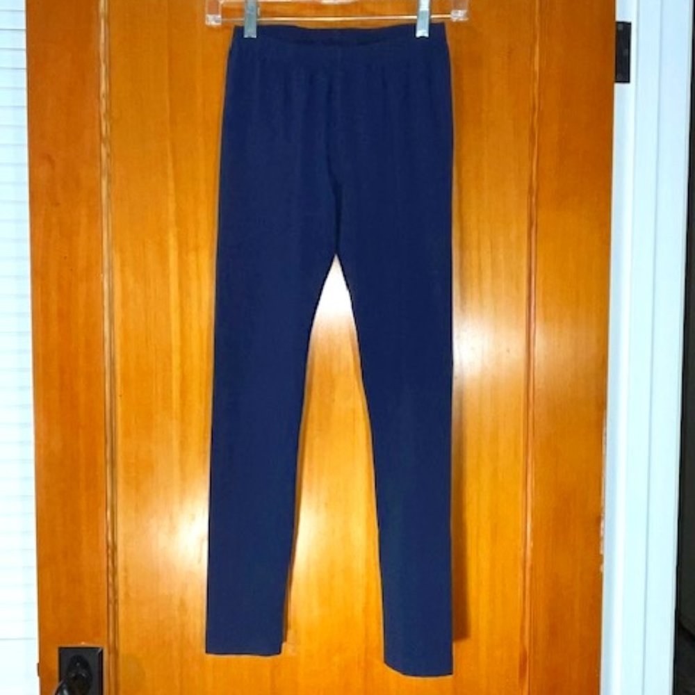 NWOT Hanna Andersson Slim Leggings Navy Blue Sz 12